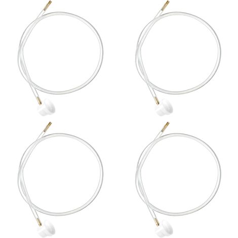 4 Pcs Tuyau d'extension de Rallonge pour Bombe Aérosol, Tuyau Rallonge Pulverisateur, 4,5 mm x 60cm Buse Aerosol pour Tête de Pulvérisation, Accessoires d'Aérosol