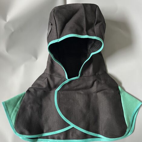 Cagoule Soudure Ignifuge Lavable – Capuche Protection Chaleur – Bonnet Anti-Étincelles Pour Soudage, Mécanique & Travaux