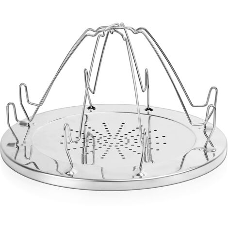 Grille-pain de Camping pour Réchaud à Gaz, Grille-pain Pliable en Acier Inoxydable, Accessoire de Camping avec Supports Pliables pour Cuisinières à Gaz, Caravanes, Voyage, Pique-niques (1/5)