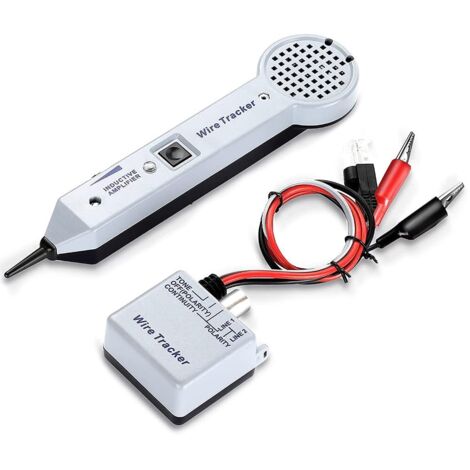 Kit générateur de tonalité, traceur de fil,kit de traçage de tonalité professionnel, testeur de câble haute précision 200EP, amplificateur inductif et kit de sonde avec volume réglable