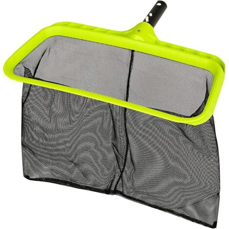 Épuisette de fond de piscine avec cadre en plastique renforcé pour piscine, étang, spas, bassin à poissons, parc aquatique
