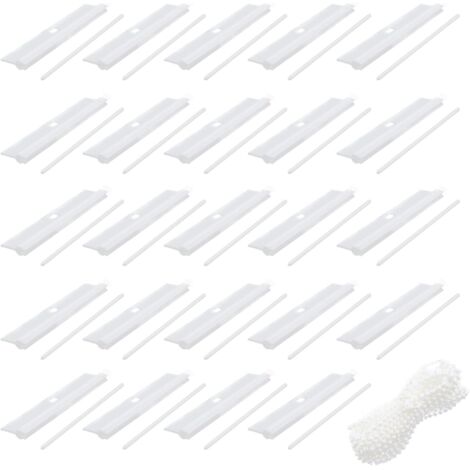 D'accessoires pour Stores Verticaux 24Pièces Cintres supérieurs pour Stores Accessoires aveugles pour 89 mm Slat pour Store pour réparation Verticale