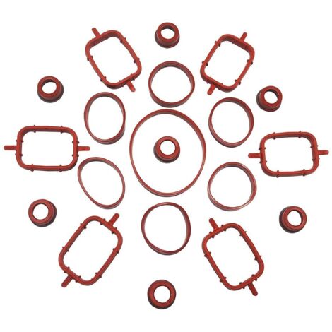 Kit de joints sur collecteur d'admission (20 pièces) pour BMW E70 E53 E72 E71 E81 E87 E88 E82 E90 E91 E92 E93 E60 E61 E63 E64 E46 11612246945 11612246949 13547792098