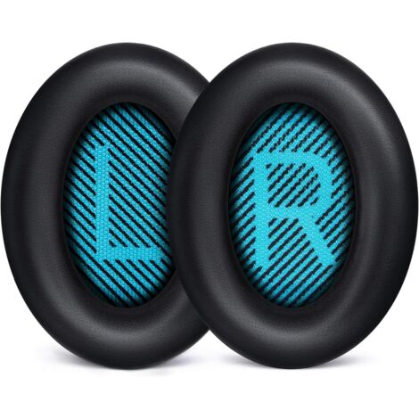 Coussinets d'oreille pour Casque Bose, Coussinets Casques pour Bose QuietComfort 35II / QC35 / QC25 / QC15 / Ae2 / Ae2i / Ae2w / SoundTrure/SoundLink - Oreillette de Remplacement pour (1/5)