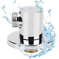 G1/2" Raccord de Tuyau de Douche, Raccord Mural, Bras de Douche Réglable, Raccord Mural pour douchette, Accessoires de Salle de Bain