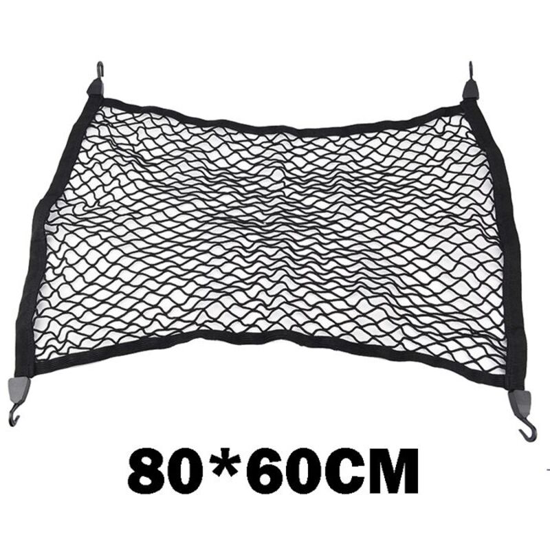 Filet de Rangement - Non spécifié - Extensible 80x60cm à 200x110cm - Polyester - 4 Crochets - Auto