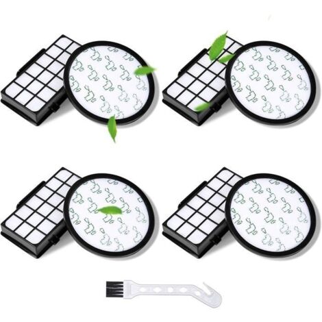 Filtres pour Aspirateur Rowenta Silence Force Cyclonic - 8 pièces - Lavables - HEPA - Compatible RO76xx (1/5)