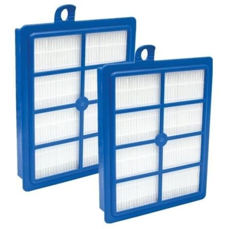Lot de 2 EFH12W Filtre HEPA actif Philips/Electrolux ZUA3840P ZUS3940P ZSC6940/ZSC69FD2 ZE346B/ZE360WP ZUAG3801/ZUSG3901 (1/4)