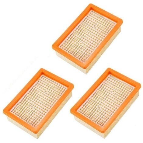 3 PIÈCES SéRies Aspirateur Remplacement Du Filtre pour KARCHER Plissé Plat MV4 MV5 MV6 WD4 WD5 WD6 P PREMIUM WD5 (1/4)