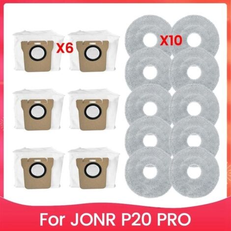 Pour Aspirateur JONR P20 PRO Pièces de Rechange Chiffon de Nettoyage Sac à Poussière Accessoires (1/5)