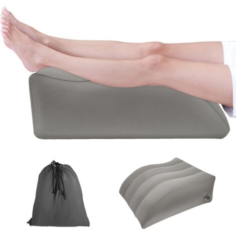 Oreiller d'élévation des Jambes, Oreiller Gonflable pour Jambes, Oreillers Confortables pour Dormir, Jambes Surélevées (1/5)