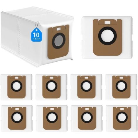 Lot de 10 sacs à poussière pour robot aspirateur Dreame D10 Plus / D10s Plus / Z10 Pro / L10 PLUS - Grande capacité de 2,5 l (1/5)