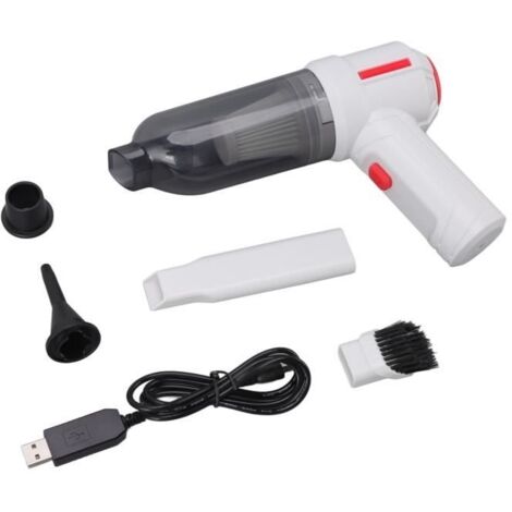 Aspirateur super puissant Aspirateur sans fil Super Puissant Aspiration USB Recharge Mini Aspirateur Machine pour Voiture à (1/4)