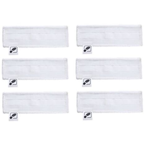 6 PCS Bonnettes Microfibre pour SC 2, SC 3, SC 4, SC 5 Easy Fix Kärcher, Lingettes Remplacement pour Kärcher Nettoyeur Vapeur (1/4)