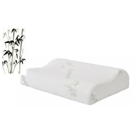 Oreiller Ergonomique à Mémoire de Forme, Oreiller Cervical, Coussin Dimensions : 50 x 30 x 10 cm (1/4)