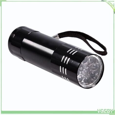 (Noir)Lampes de poche ultraviolets, lampe de poche ultra violette pour l\'urine de chien pour animaux de compagnie, détection des taches,