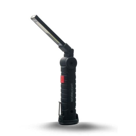 Lampe de poche, lampe de poche pliante à aimant rechargeable multifonction, lampe d\'inspection de tente extérieure (1/4)