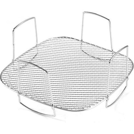 Accessoires pour Friteuse à Air Comprimém,Grilles pour Friteuse à Air,Support de friteuse à air en acier (1/5)