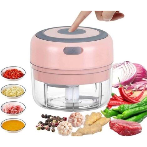 Hachoir électrique Portable, mélangeur de fruits, hachoir à viande, hachoir à salade (1/4)