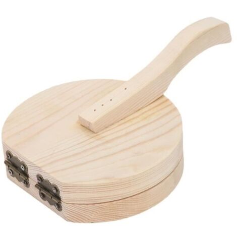 Pâtes en bois en appuyant sur des emballages de boulettes Pâtisserie à crêpes pour la cuisson des fournitures de gadget Footful (1/2)