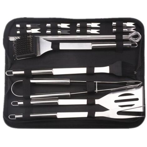 20 PCS Outil de Barbecue, Acier Inoxydable Set BBQ Grill Outils kit Accessoires Barbecue (1/4)