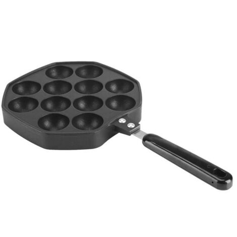 12 Trous Moule Silicone Pancake Omelettes Crêpe Poêle Plat Ronde Cuisson Pancake Cuisine -LON (1/4)