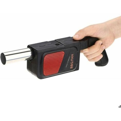 Souffleur électrique portable pour barbecue avec ventilateur d\'air,activation feu en plein air,Outil de cuisson camping/pique-nique (1/4)