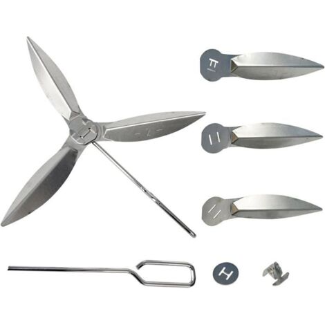 Lot de 2 Systèmes de Nettoyage One Touch de 47 cm, 18-1/2-Inch Kit de Nettoyage One Touch Compatibles avec Les Pièces de Barbecue (1/5)