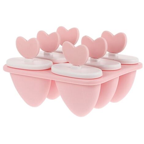 Moules à glace créatifs DIY en PP pour glaces glacées, moules à chocolat, réfrigérateur, outils pour glaces (rose) (1/5)
