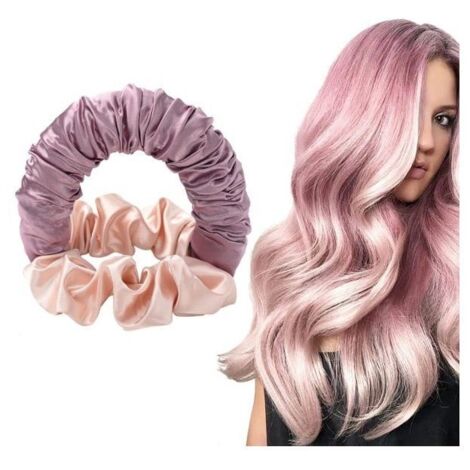 Fer à friser paresseux sans chaleur pour cheveux bouclés, cercle de sommeil violet (1/4)