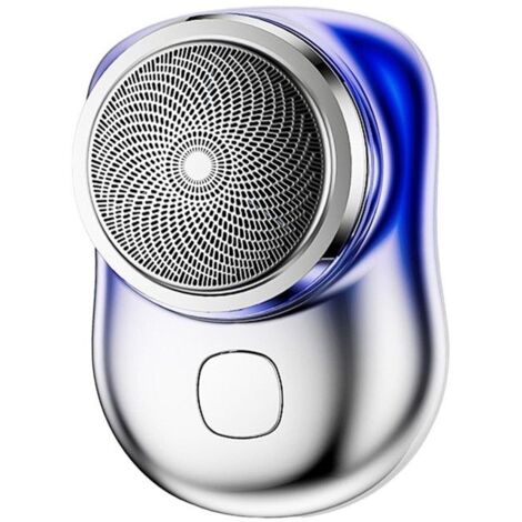 Rasoir électrique portable, argent/bleu (1/5)