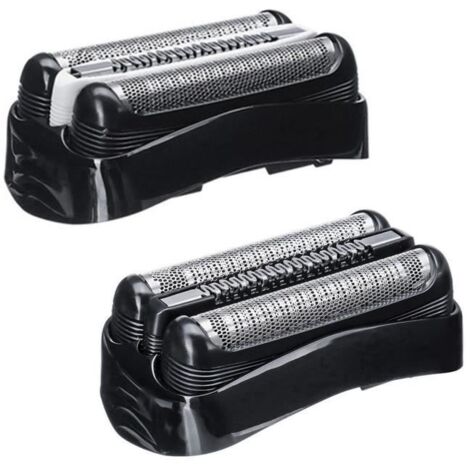 2 PièCes SéRies 21B-32B Rasoir TêTe de Rechange Couteau Filet Membrane pour Braun SéRie 3 Rasoirs éLectriques 3 301S 310S 320S (1/4)