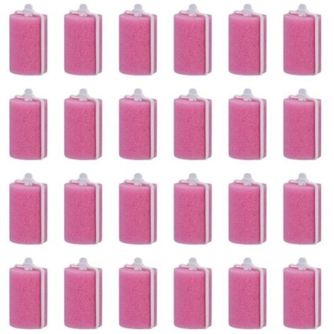 Lot de 12 rouleaux éponge tendance pour boucler les cheveux, outil de coiffure créatif (couleur aléatoire, 63 x 38 mm, 12 pièces (1/5)
