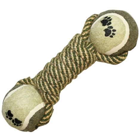 Jouets en corde de coton pour animaux de compagnie Jouets à mâcher en coton Jouets en corde à dents broyées pour chiens (1/5)