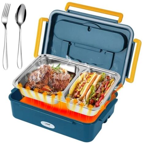Lunch box chauffante - ZULBCEO - 3 en 1 - Isotherme - 1,2L - 220V/12V/24V (1/4)