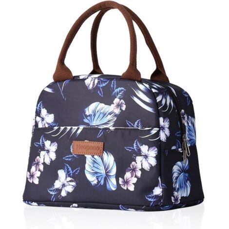 Sac Isotherme Repas 12L Vogshow - Grand Sac Glacière Souple Imperméable Femme & Enfant, Bandoulière Amovible, Pochettes Multiples - Idéal Bureau, Pique-Nique, Plage
