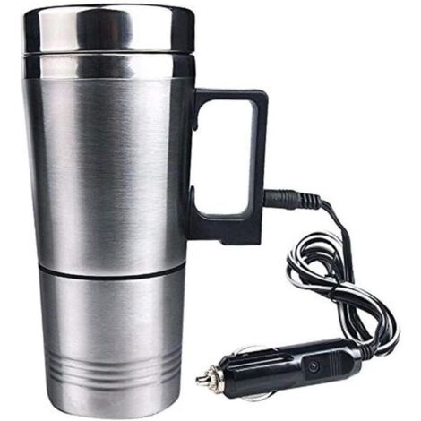 Thermos Électrique,12V Voiture Électrique Bouilloire Tasse Voyage En Acier Inoxydable,Bouilloire Électrique Pour Voiture - Co[H916] (1/4)