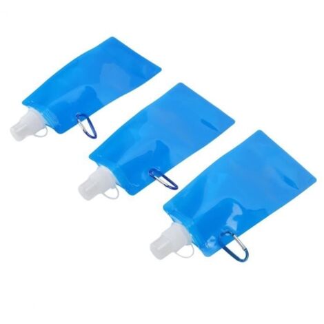 Bouteille d'eau pliable - Garosa - 3pcs - 480ml - PE écologique - Léger et portable (1/4)