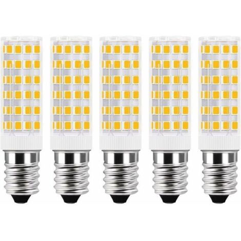 Ampoule LED E14 9W Blanc Froid 6000K 1450LM, 75 LEDs, Équivalent Lampe Halogène E14 100W, AC 220V, Ampoule LED Mais E14 Froid