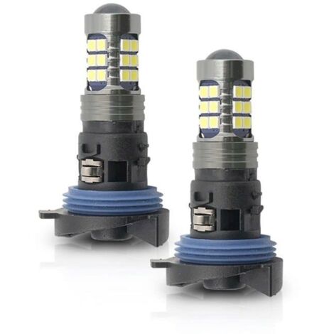 2 pièces HP24W LED ampoules de feux de jour avec Base DRL ampoule de lumière du jour pour Peugeot 3008 5008 2009-2016 citroën C5 (1/5)