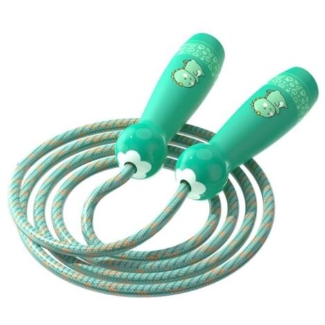 Corde à Sauter,Corde à Sauter Réglable Poignée,Antidérapantes Corde de Coton Colorée Jump Rope,pour Garçon,Fille,Activités de Plein (1/4)