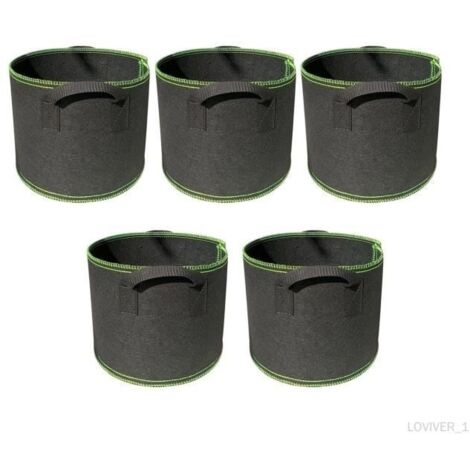 Sac de plantation en tissu non tissé - robuste et réutilisable - 7 gallons (1/4)