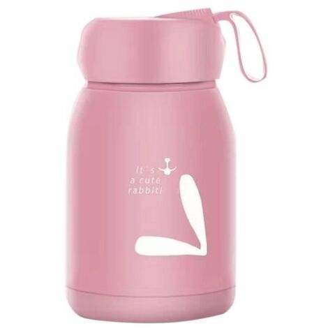 Tasse Isotherme à Double Couche Lapins Mignons Portable pour Voyage - 330ml (1/2)
