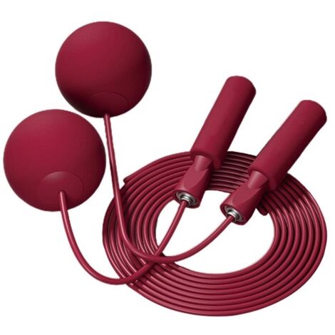 Corde à sauter d'intérieur sans fil pour fitness, disponible pour hommes et femmes, en PVC (1/5)
