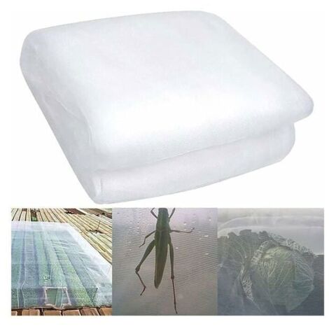Filet anti-insectes - Non toxique - 3x6m - Résistant - Protection légumes, fruits, fleurs (1/5)