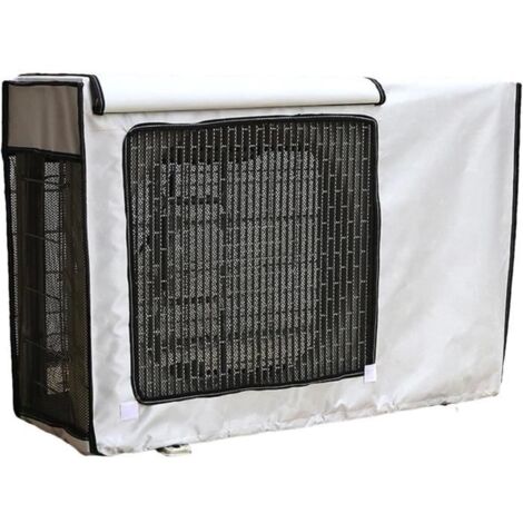Housse Climatiseur Exterieur, Climatiseur, Protection pour Climatiseur, Anti Poussière Anti Neige Imperméable Résistant Au Soleil (1/4)