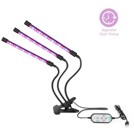 Lampes de jardinage à LED USB à spectre complet avec éclairage de jardinage contrôlable, salle de croissance des plantes d'intérieur