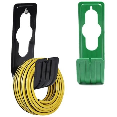 2pcs Support de Tuyau - Support Mural pour Tuyau D'arrosage, Anti-corrosif - Vert (1/4)