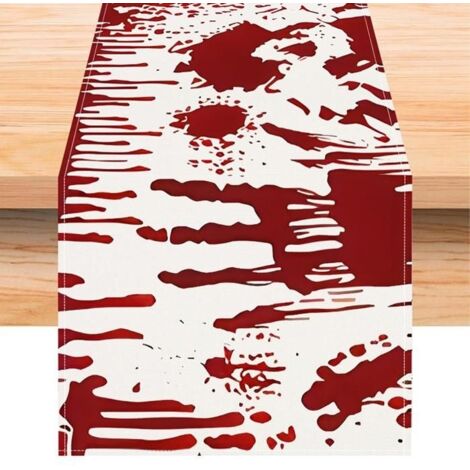 (Multicolore)Nappe décorative - GIGICIAL - Halloween - Imprimé graffiti - Multicolore - 33x183 cm (1/5)