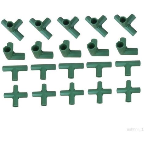 Les Raccords de Tuyauterie de Serre En Plastique 20x pour Support de Fleurs Sweet (1/4)